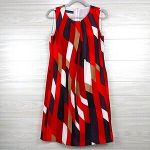 Color Block Midi Shift Dress 6